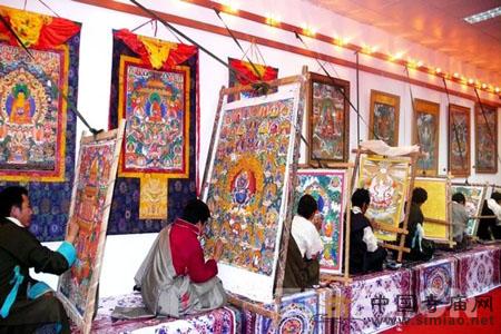 首屆西藏唐卡藝術(shù)博覽會(huì)在拉薩隆重開幕 首屆西藏唐卡藝術(shù)博覽會(huì)在拉薩隆重開幕