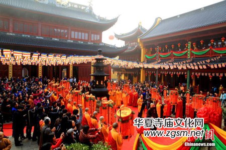 上海市下海廟隆重舉行圣緣法師晉院儀式 上海市下海廟隆重舉行圣緣法師晉院儀式