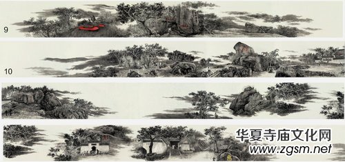 楊明學國畫百米長卷《普陀圣境圖》被普陀山收藏 楊明學國畫百米長卷《普陀圣境圖》被普陀山收藏