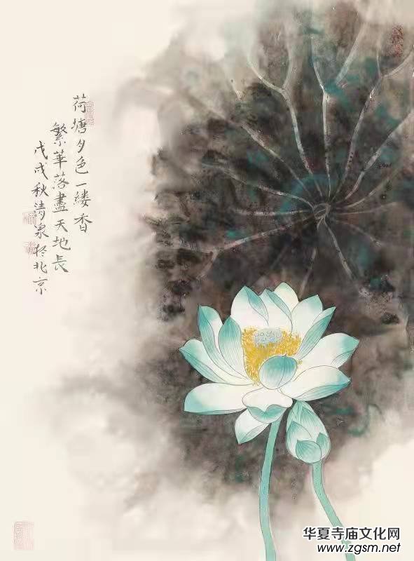 實力派畫家林清泉荷花作品欣賞 實力派畫家林清泉荷花作品欣賞