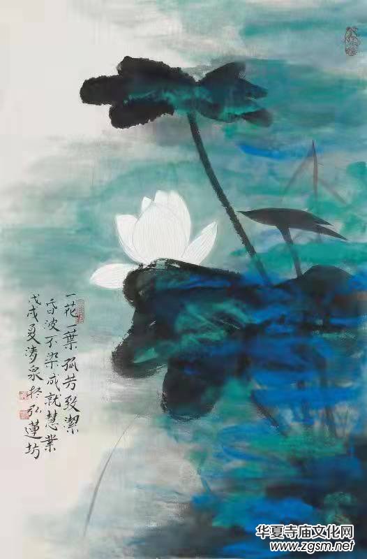 實力派畫家林清泉荷花作品欣賞 實力派畫家林清泉荷花作品欣賞